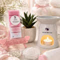 Baby Powder scented wax melt snap bar from Miss Jules Melts & Crafts.