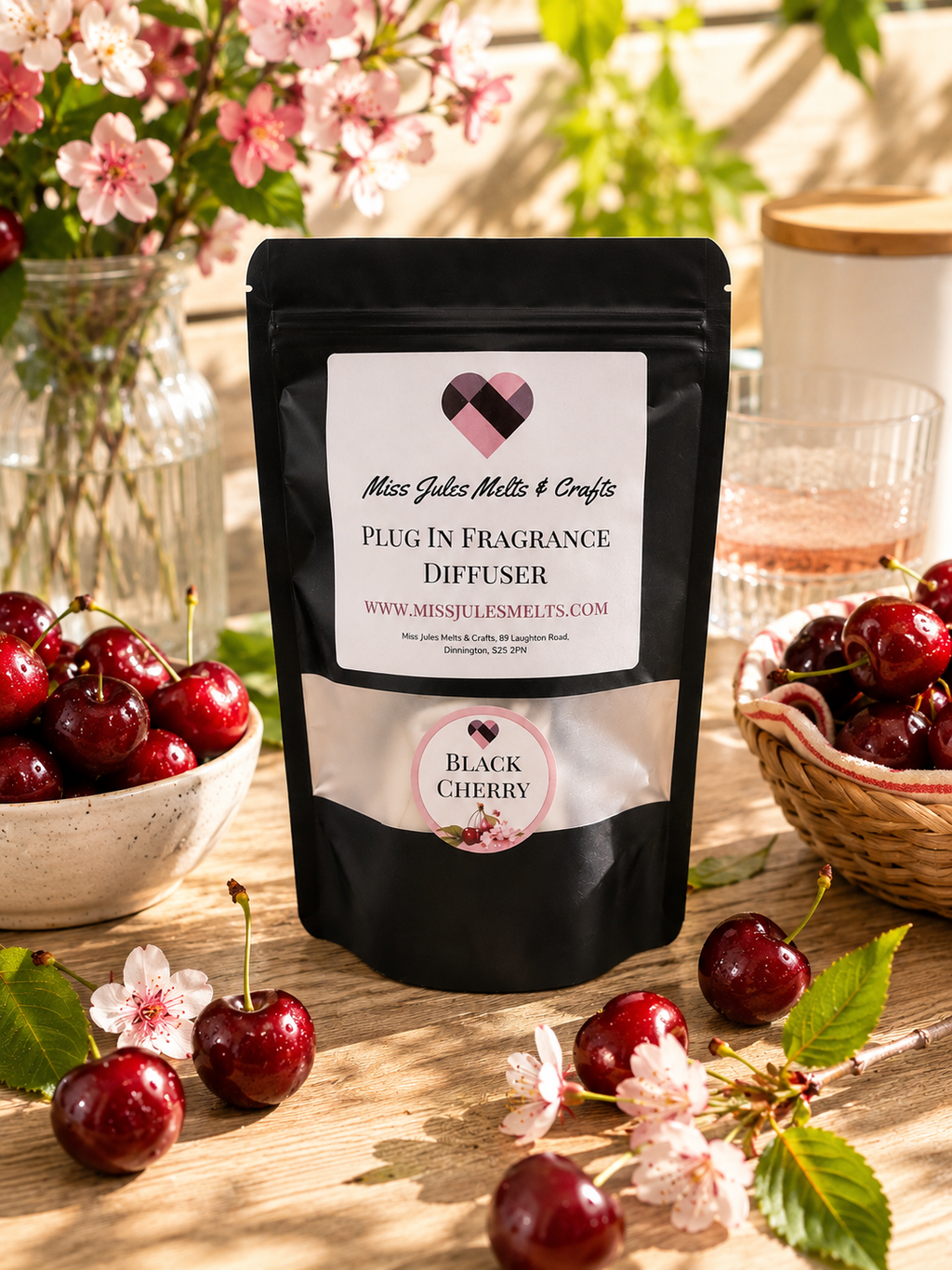 Black Cherry Plug In Aroma Diffuser Kit & Refill
