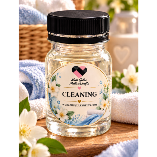 Cleaning inspired diffuser oil by Miss Jules Melts & Crafts, available in a choice of fresh fragrances.