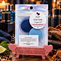 For Him aftershave-inspired vacuum fragrance discs by Miss Jules Melts & Crafts, available in a choice of masculine scents.