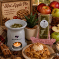 Hot Apple Pie scented wax melts by Miss Jules Melts & Crafts with a sweet apple pie-inspired fragrance