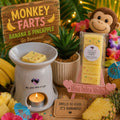 Monkey Farts scented wax melts by Miss Jules Melts & Crafts with a sweet, fruity and tropical-inspired fragrance