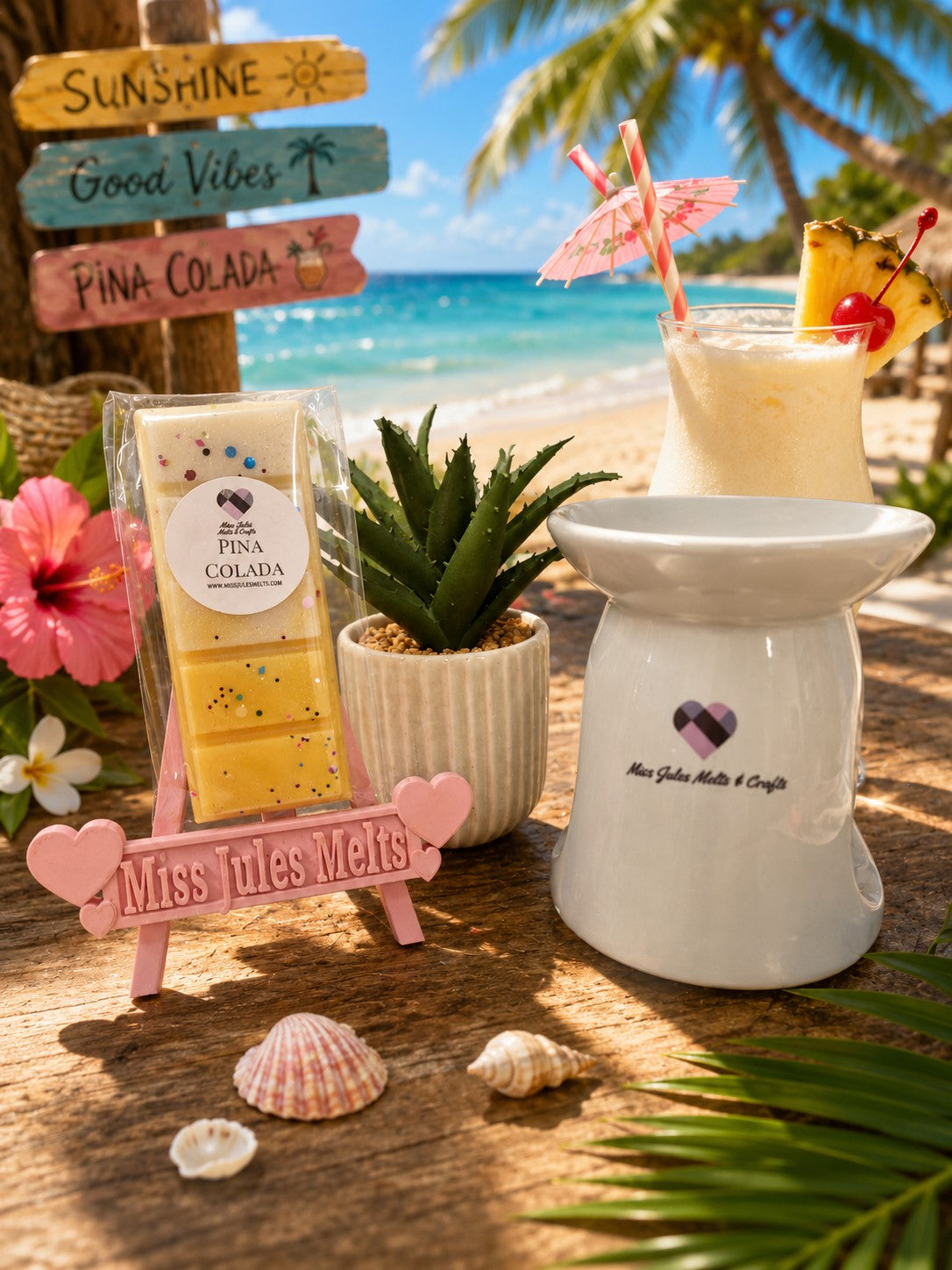Pina Colada Wax Melt Snap Bar 50g