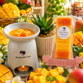 Pineapple and Mango Wax Melts by Miss Jules Melts & Crafts – sweet, juicy tropical fruit-inspired home fragrance.