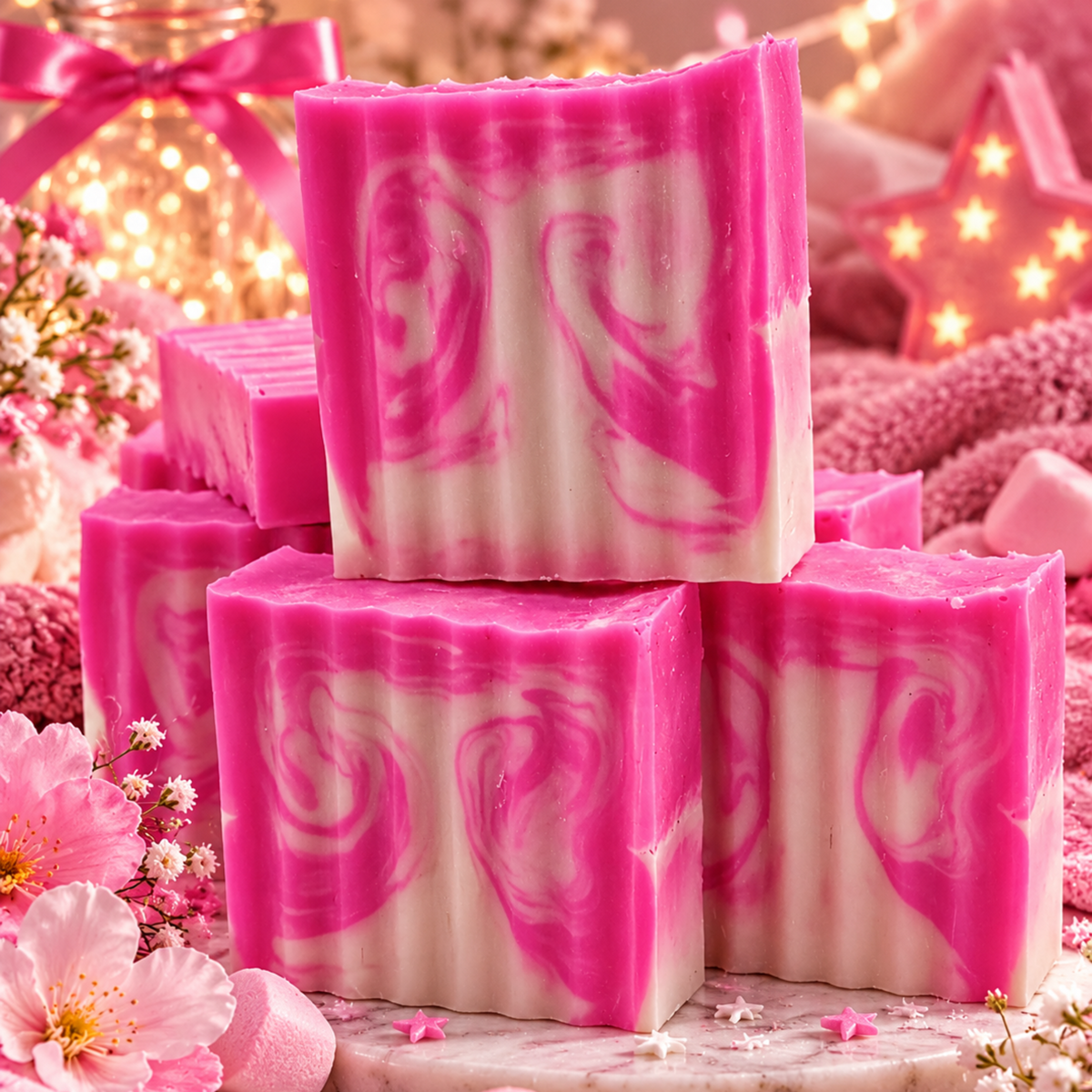 Snow Fairie inspired fragranced soap by Miss Jules Melts & Crafts.