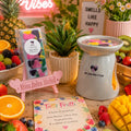Tutti Frutti scented wax melts by Miss Jules Melts & Crafts with a sweet, colourful and fruity fragrance